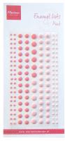 Enamel dots - two pink