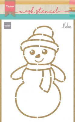 Craft stencil: Snowman by Marleen