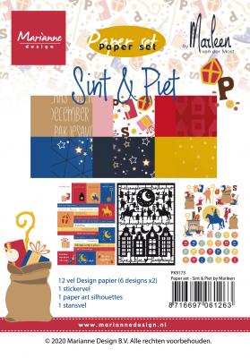 Paper set - Sint & Piet 