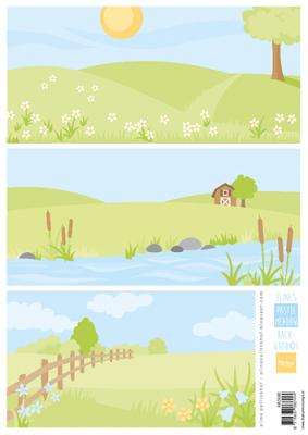 Eline's backgrounds pastel meadows