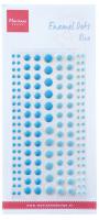 Enamel dots - two blue