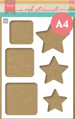 A4 - Squares & stars