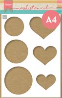 A4 - Circles & hearts